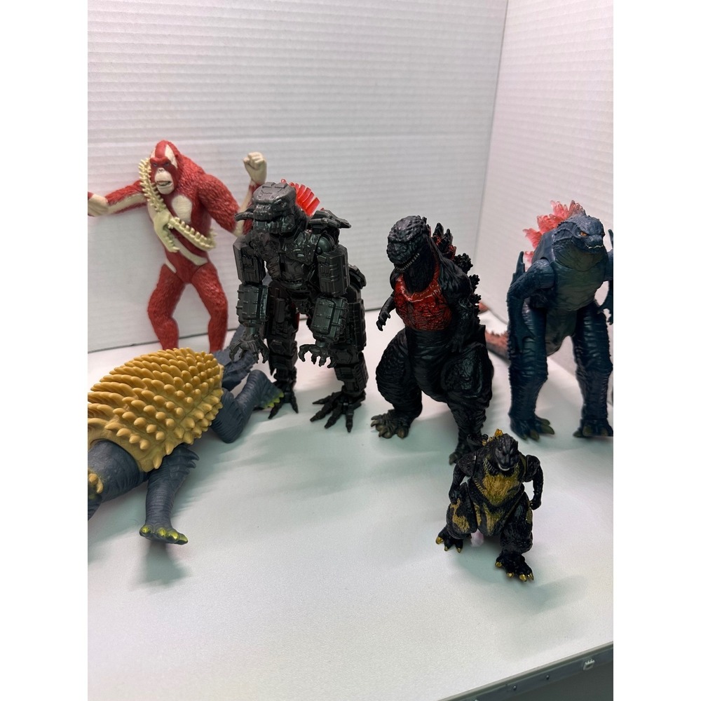 Godzilla Monsterverse Action Figure Lot Mechagodzilla Shin Godzilla Skar King6pc